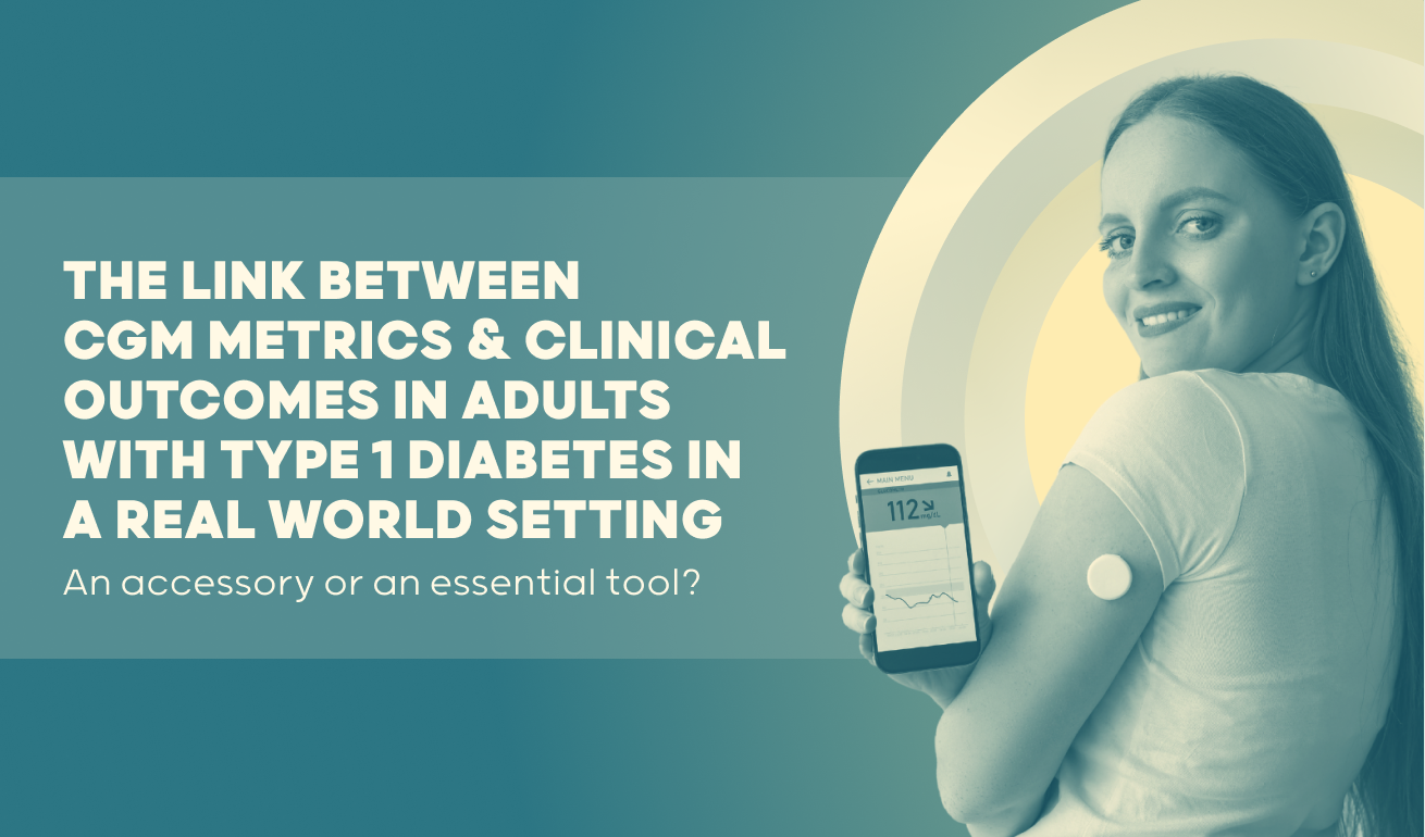 Association between continuous glucose monitoring metrics and clinical outcomes in adults  with type 1 diabetes in a real-world setting